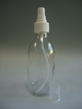 Frasco vaporizador  250 ml. transparente (pack 60 u.)